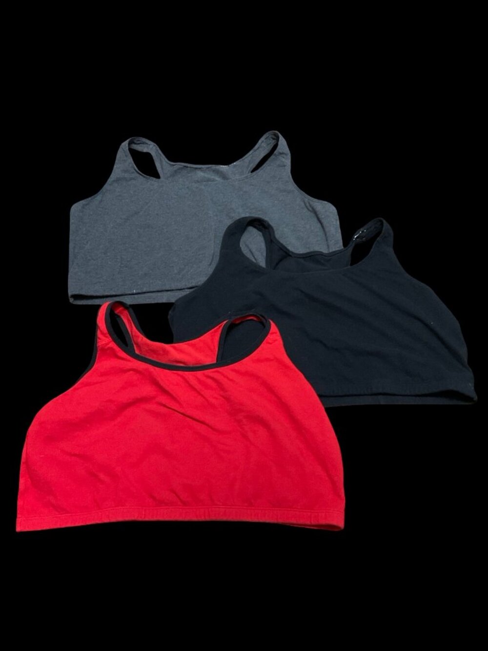Racerback Sports Bras x3